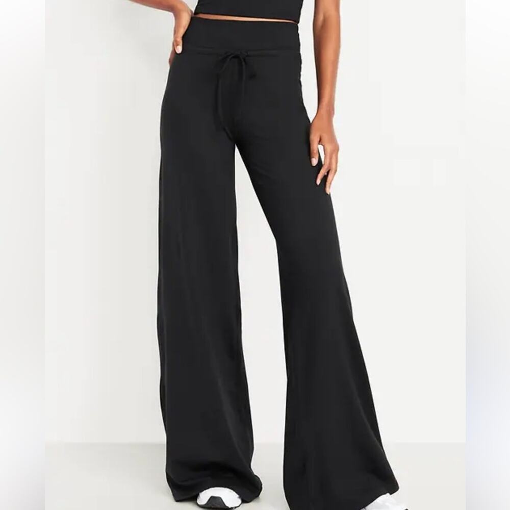 Women's Black Wide-Leg Pants